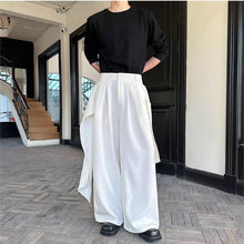 Load image into Gallery viewer, Retro Ribbon Casual Wide-leg Irregular Trousers
