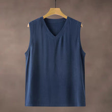 Load image into Gallery viewer, Loose Linen Sleeveless Vest
