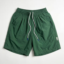 Load image into Gallery viewer, Green Japanese Waterproof Breathable Loose Casual Shorts
