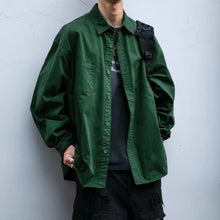 Load image into Gallery viewer, Japanese Retro Textured Long-sleeved Shirt
