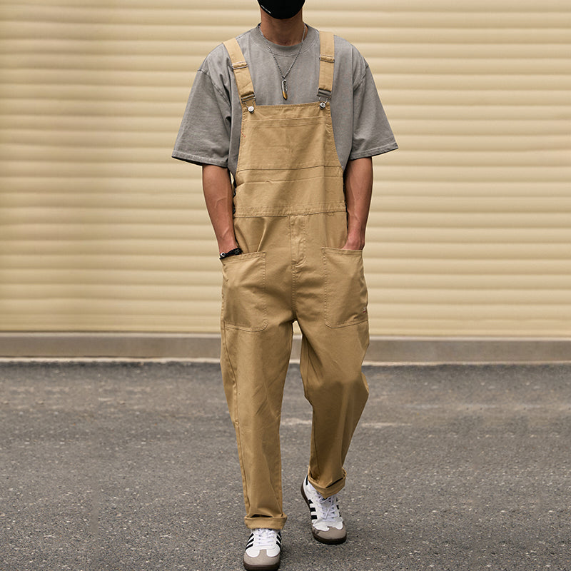 American Retro Loose Casual Overalls
