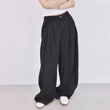 Load image into Gallery viewer, High-waisted Wide-leg Casual Curved Trousers

