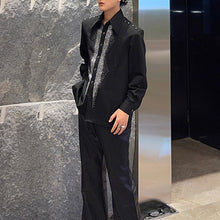 Load image into Gallery viewer, Loose-fitting Diamond-studded Shoulder Shirt
