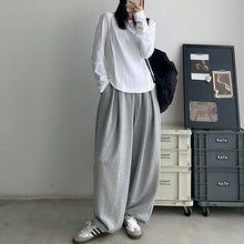 Load image into Gallery viewer, Vintage Right Shoulder Solid Color Short Shirt
