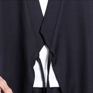 Three-quarter Sleeve Loose Tie Cardigan