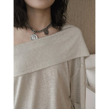 Load image into Gallery viewer, Women's Off-Shoulder Tencel T-Shirt
