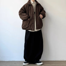 Load image into Gallery viewer, Japanese Retro Stand-collar Loose Cotton Coat
