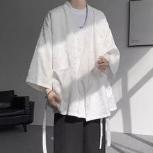 Load image into Gallery viewer, Zen-inspired Tie-up Three-quarter Sleeve Shirt
