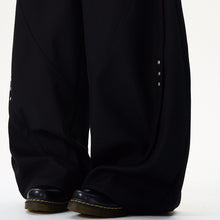 Load image into Gallery viewer, American Retro Rivet Stitching Deconstructed Scimitar Pants
