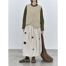 Load image into Gallery viewer, Asymmetric Placket Patch-Pocket Vest
