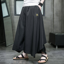 Load image into Gallery viewer, Ice Silk Wide-leg Irregular Culottes
