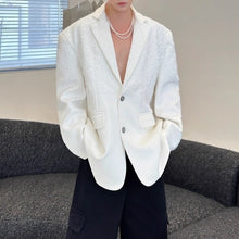 Load image into Gallery viewer, Mesh Panel Casual Suit Jacket
