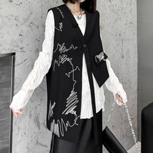 Load image into Gallery viewer, Embroidered Irregular Loose Versatile Vest
