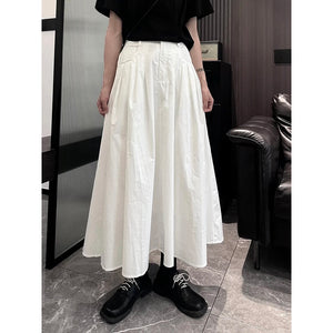 High Waist A Line Skirt