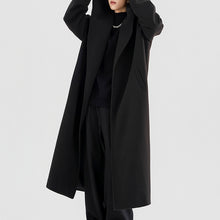 Load image into Gallery viewer, Hooded Wool Over-knee Cape Coat
