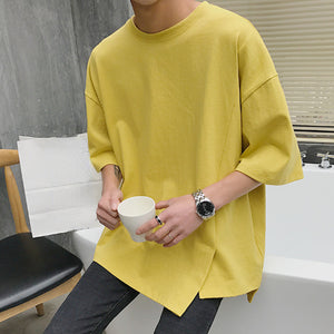 Summer Irregular Half-sleeved T-shirt