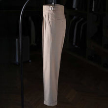 Load image into Gallery viewer, Italian Casual Paris Buckle Straight Business Trousers
