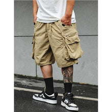 Load image into Gallery viewer, Large Pocket Zipper Casual Loose Shorts
