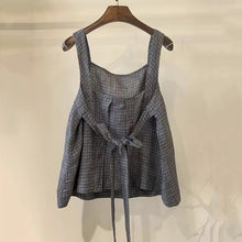 Load image into Gallery viewer, Retro Loose Casual Lace-Up Vest
