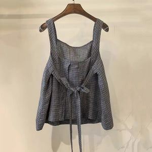 Retro Loose Casual Lace-Up Vest