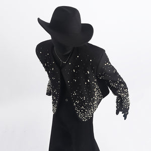 Diamond-studded Pearl Jacket