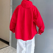 Load image into Gallery viewer, Casual Loose Hooded Shirt Jacket
