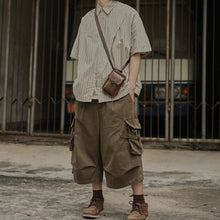 Load image into Gallery viewer, Large Pocket Cropped Casual Pants
