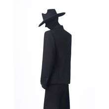 Load image into Gallery viewer, Structured-shoulder Blazer with A Sculptural Silhouette
