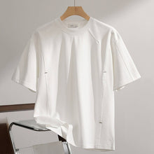 Load image into Gallery viewer, American Retro Patchwork Casual Loose T-shirt
