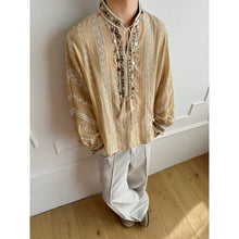Load image into Gallery viewer, Vintage Boho Long-sleeve Printed Shirt
