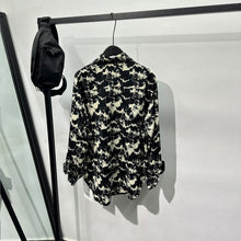 Load image into Gallery viewer, Printed Rhinestone Drape Loose Shirt
