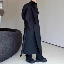 Load image into Gallery viewer, Long Scarf Collar Trench Coat
