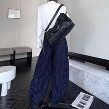 Load image into Gallery viewer, Vintage Striped Wide-Leg Scimitar Pants
