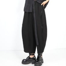 Load image into Gallery viewer, Button Loose-fitting Retro Casual Lantern Pants
