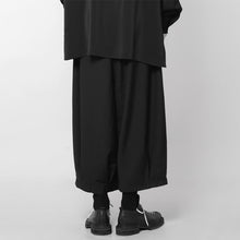 Load image into Gallery viewer, Japanese Style Wide-leg Casual Nine-point Pants
