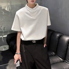 Load image into Gallery viewer, Loose Solid Color Padded Shoulder T-shirt
