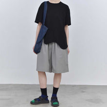 Load image into Gallery viewer, Irregular Wavy Hem Loose Pullover T-shirt
