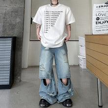 Load image into Gallery viewer, Crew Neck Letter Print Loose T-shirt
