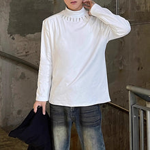 Load image into Gallery viewer, Half Turtleneck Loose Solid Color Bottoming Shirt
