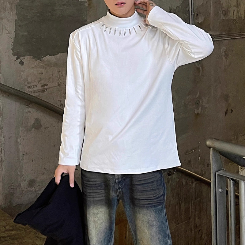 Half Turtleneck Loose Solid Color Bottoming Shirt