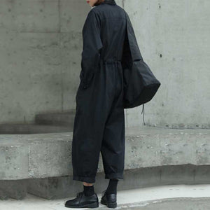 Simple Tooling Casual Loose Jumpsuit