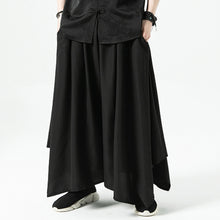 Load image into Gallery viewer, Ice Silk Wide-leg Irregular Culottes
