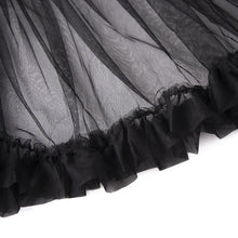 Load image into Gallery viewer, French Denim Patchwork Mesh Skirt

