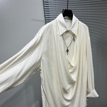 Load image into Gallery viewer, Irregular Loose Fake Two-piece Shirt
