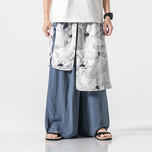Crane Linen Wide Leg Pants