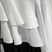 Load image into Gallery viewer, Women's Irregular Ruffle Mid-Length Shirt
