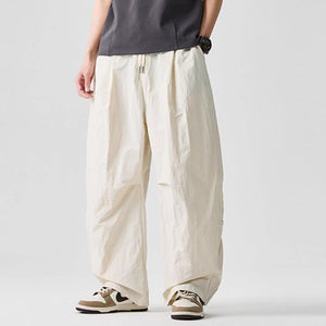 Loose Retro Casual Straight Pants