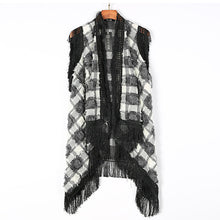 Load image into Gallery viewer, Sleeveless Fringed Cardigan
