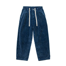 Load image into Gallery viewer, Japanese Retro Washed Corduroy Loose Overalls
