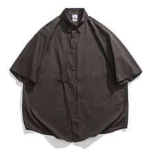 Load image into Gallery viewer, Japanese Retro Pure Cotton Loose Buttoned Shirt

